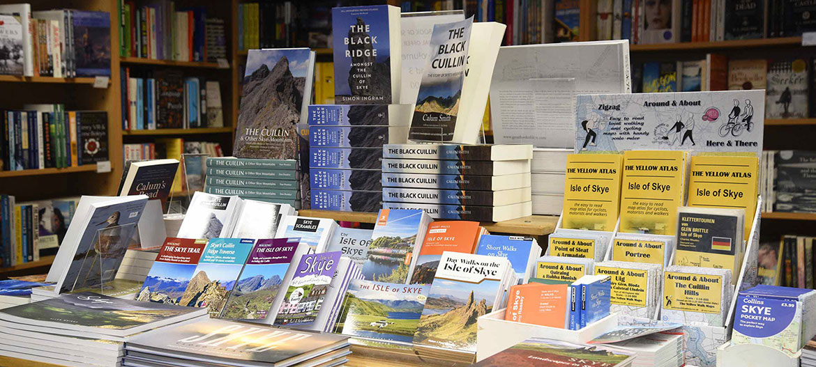 Our book shop on the Isle of Skye sells a large variety of maps of the local area